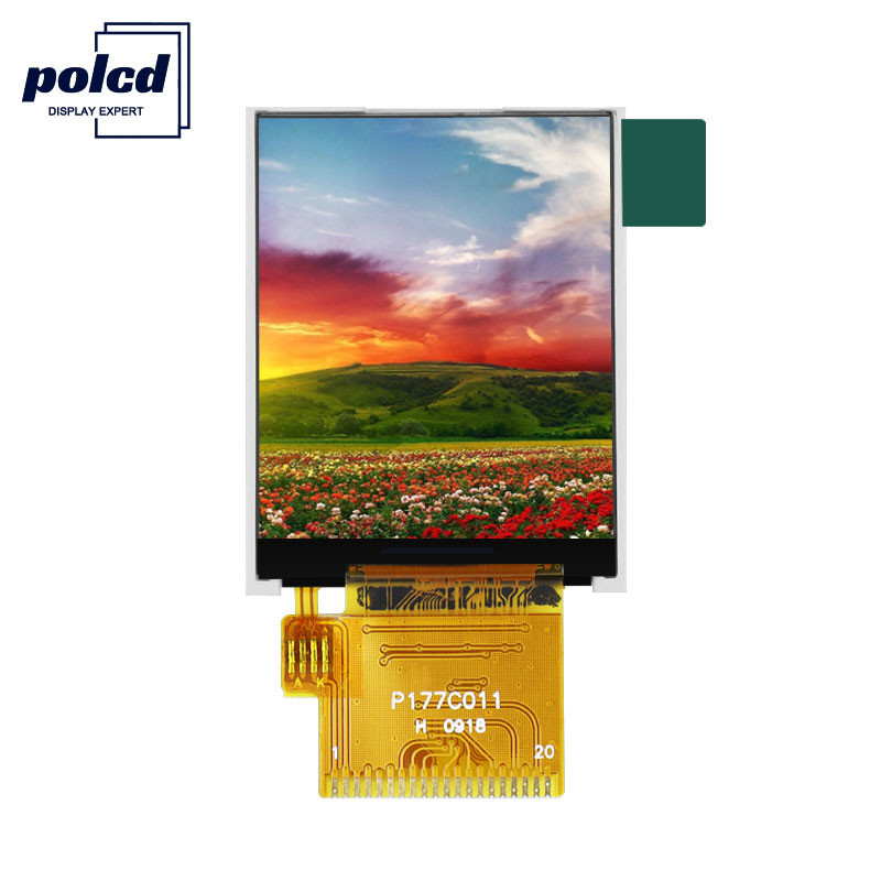 Polcd রেজোলিউশন 128*160 1.77 Tft Lcd ST7735S TFT LCD ডিসপ্লে বাণিজ্যিক জন্য