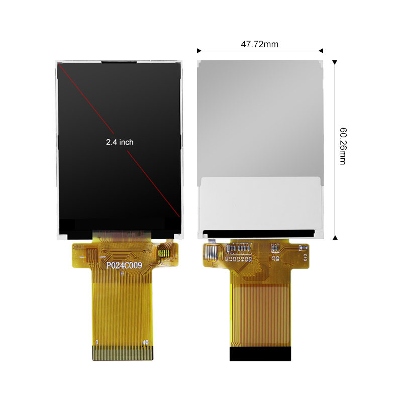 Polcd 350 Nit 16 Bit Tft Lcd ডিসপ্লে ILI9341V 2.4 ইঞ্চি টাচ স্ক্রীন