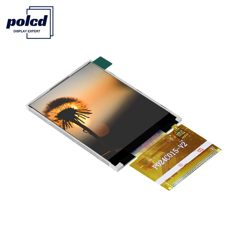 Polcd 300 Nits Tft স্ক্রীন 65K 2.4 ইঞ্চি Tft Lcd Ili9341V 16 বিট