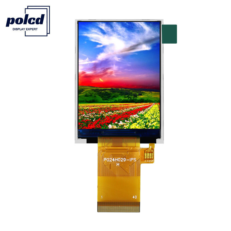 Polcd ST7789V MCU 8 বিট Lcd ডিসপ্লে 2.4 ইঞ্চি IPS TFT স্ক্রীন বাণিজ্যিক জন্য