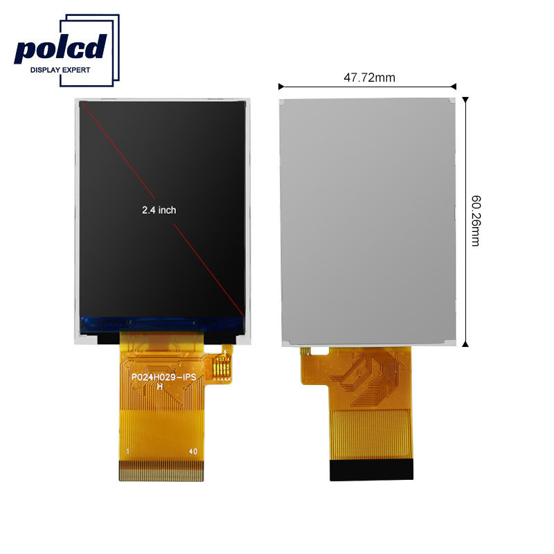 Polcd 350 Nit Tft টাচ স্ক্রীন 2.4 ইঞ্চি 16 বিট Lcd ডিসপ্লে ISO9001
