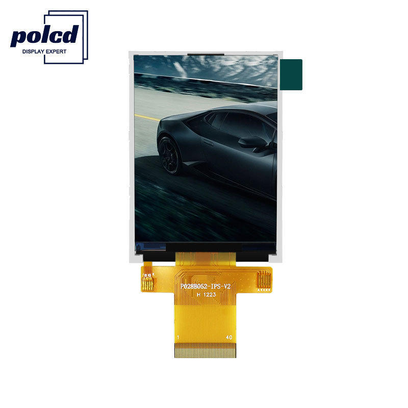 Polcd RoHS ছোট Tft স্ক্রীন 18 BIT 2.8 ইঞ্চি Tft ডিসপ্লে 240x320 পিক্সেল