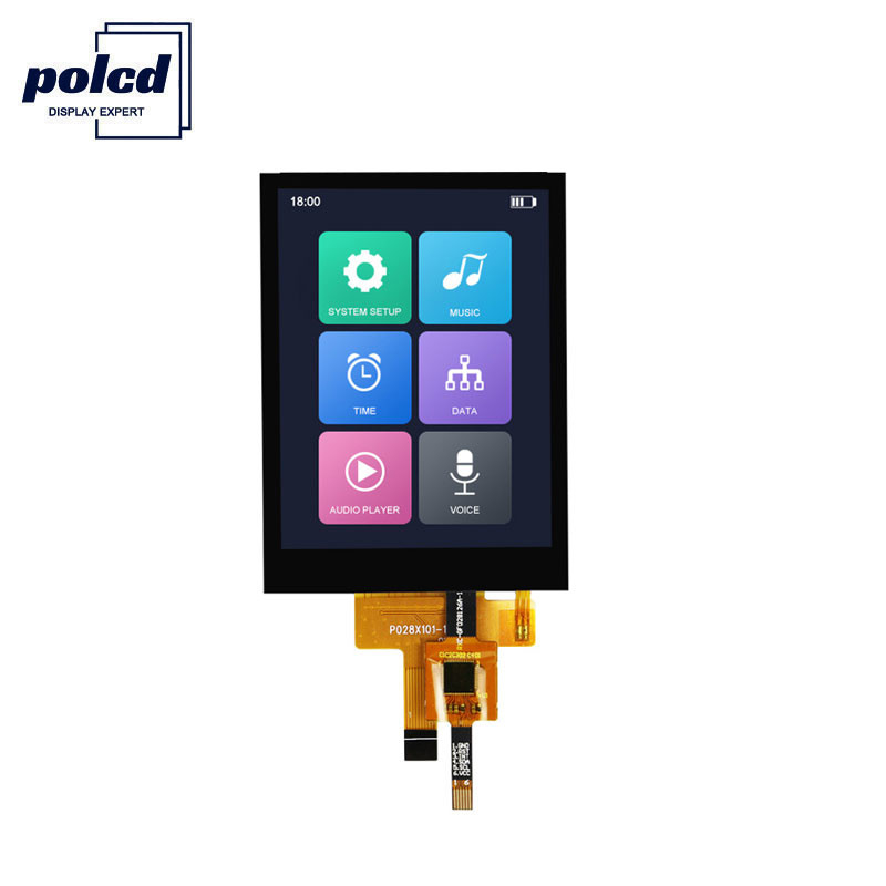 বাড়ির জন্য Polcd 4 ওয়্যার SPI ST7789V 2.8 ইঞ্চি Ips স্ক্রীন RoHS TFT টাচ স্ক্রীন