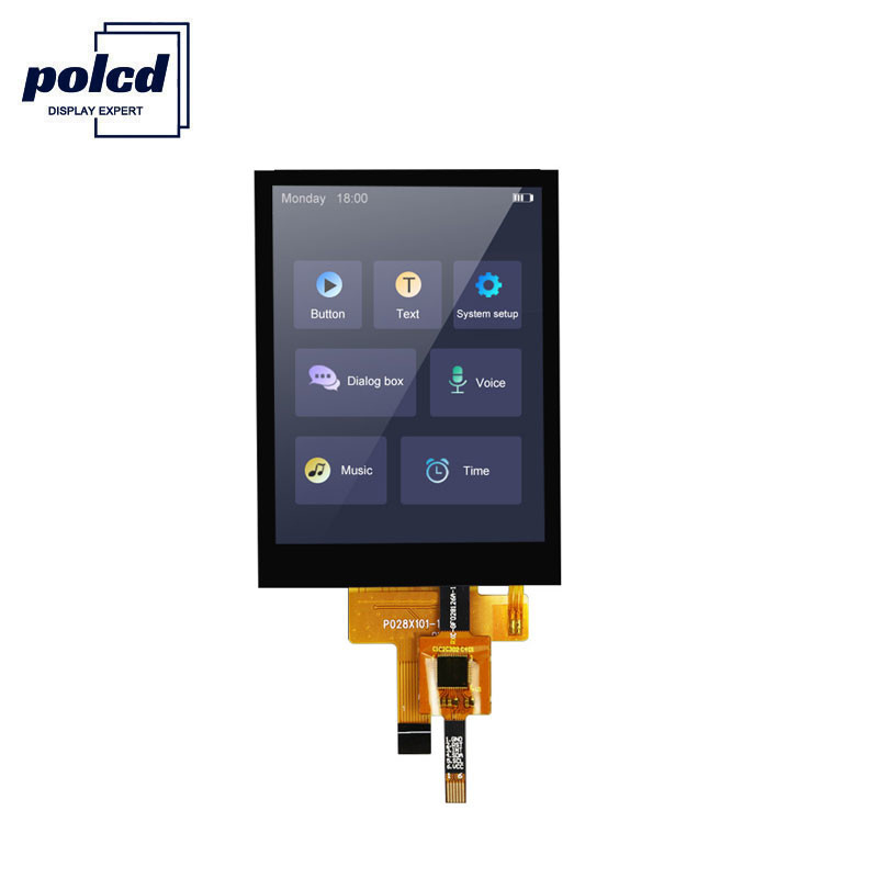 Polcd 12 0'CLOCK ভিউ অ্যাঙ্গেল LCD টাচ প্যানেল 240X320 2.8 Tft শিল্ড রাস্পবেরি পাই