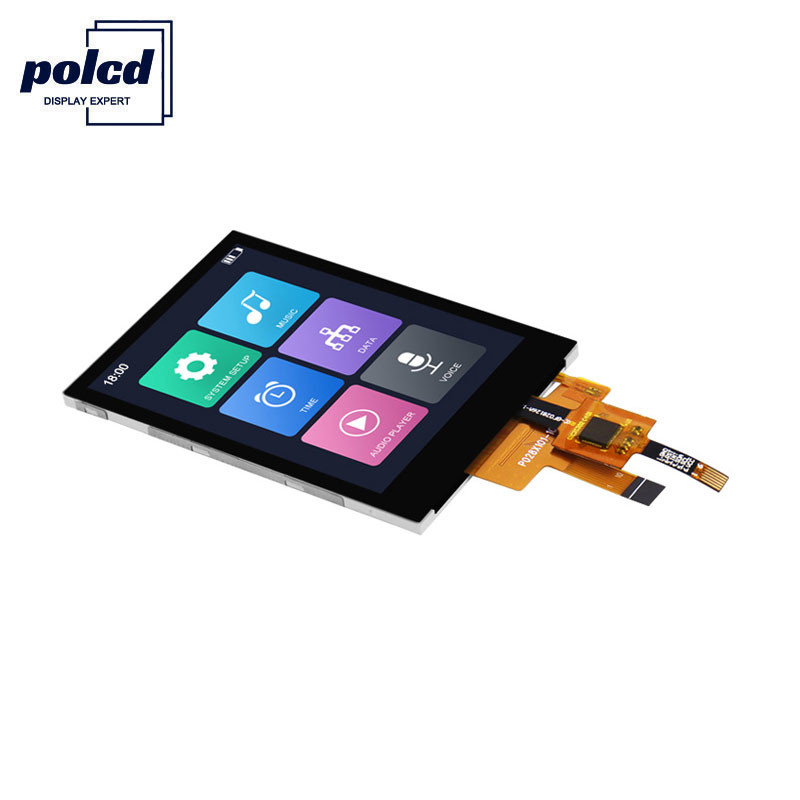 Polcd 300 Nit TFT ক্যাপাসিটিভ টাচ স্ক্রীন RoHS 2.8 ইঞ্চি Tft টাচ শিল্ড
