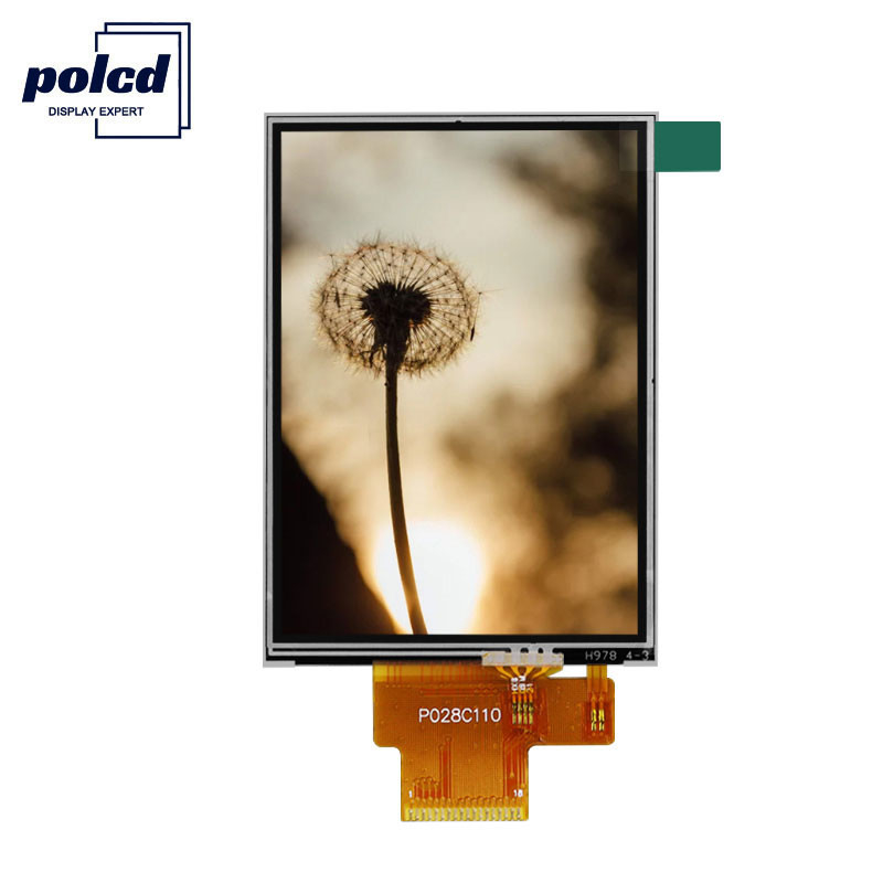 Polcd 4 ওয়্যার SPI 2.8 Lcd মডিউল RoHS 240X320 TFT প্রতিরোধী টাচ স্ক্রীন