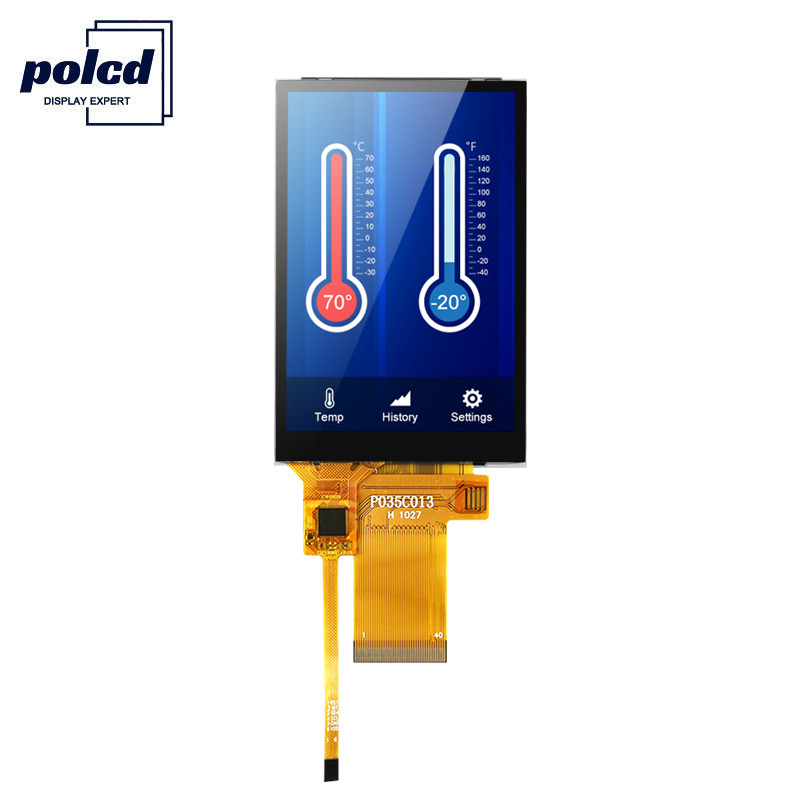 Polcd 450 Nit 3.5 Tft ডিসপ্লে 16 বিট 320X 480 LCD টাচ প্যানেল RoHS