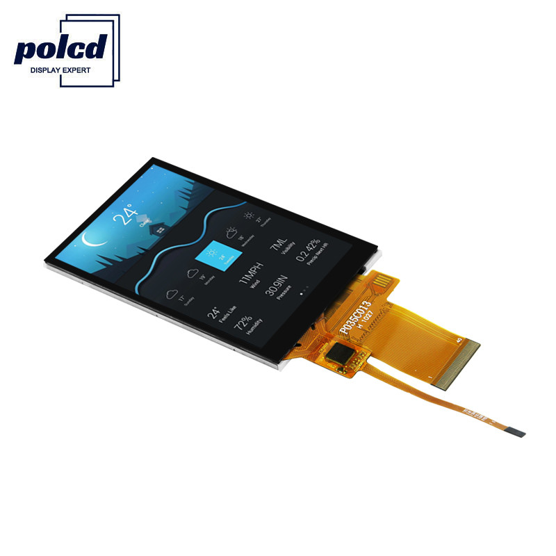 Polcd 450 Nit 3.5 Tft ডিসপ্লে 16 বিট 320X 480 LCD টাচ প্যানেল RoHS