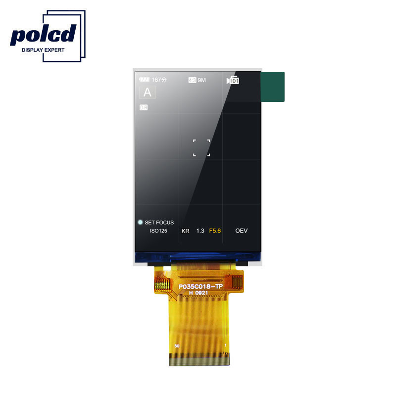 Polcd ILI9488 ডিসপ্লে Tft Lcd 12 0'CLOCK 3.5 Tft Lcd রাস্পবেরি পাই 48.96 মিমি