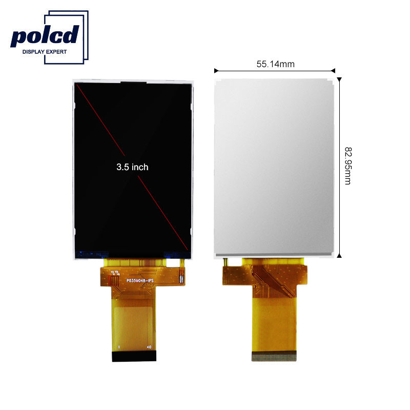 Polcd 350 Nit 800X480 5 ইঞ্চি Ips ডিসপ্লে 18 BIT RGB Ips Tft ডিসপ্লে 153 * 153 Um