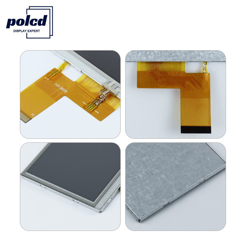Polcd কালার 262k 4.3 ইঞ্চি Tft Lcd ডিসপ্লে ST7262E43 Rgb Tft ডিসপ্লে ISO9001