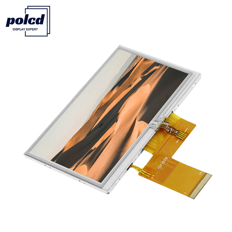 Polcd 800X480 Lcd Tft 4.3 ইঞ্চি 280 Q38 নিট রাস্পবেরি পাই টাচ স্ক্রীন