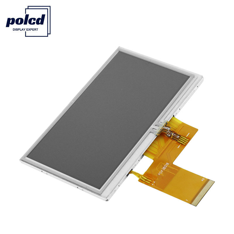 Polcd RGB 24 বিট 4.3 ইঞ্চি Tft ডিসপ্লে 300 Nits Tft ক্যাপাসিটিভ টাচস্ক্রিন
