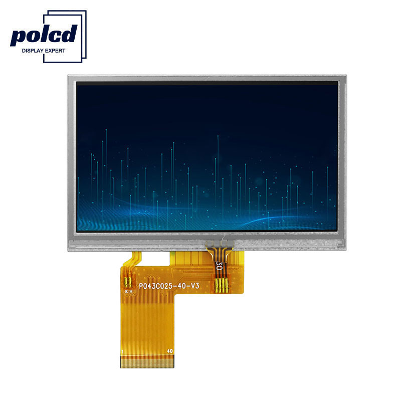 Polcd ST7262E43 4.3 ইঞ্চি Lcd স্ক্রীন 480X272 টাচ স্ক্রীন Lcd 6 বাজে