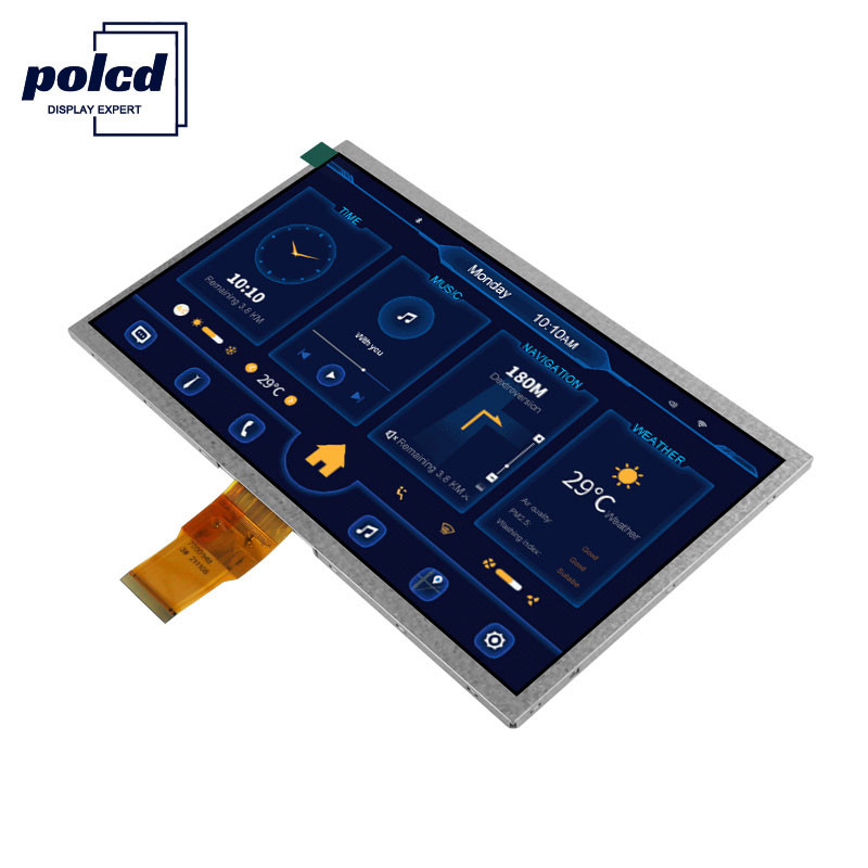 Polcd রেজোলিউশন 1024X600 10.1 ইঞ্চি Lcd ডিসপ্লে EK79001 Tft ডিসপ্লে মডিউল 750 Nit