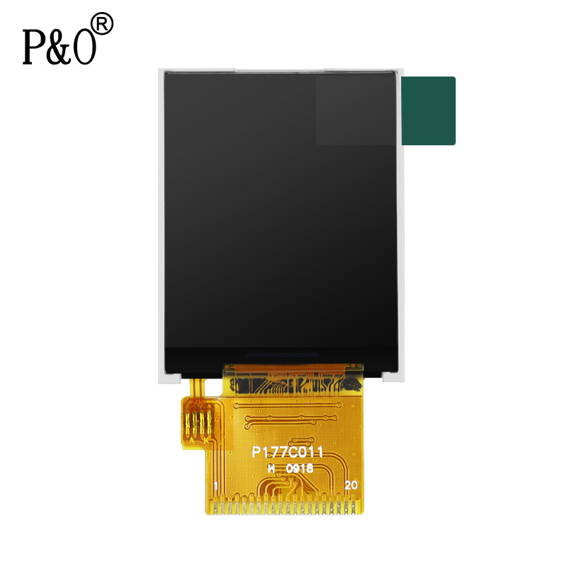 Polcd রেজোলিউশন 128*160 1.77 Tft Lcd ST7735S TFT LCD ডিসপ্লে বাণিজ্যিক জন্য