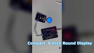Polcd 1.28 ইঞ্চি 240x240 রাউন্ড সার্কুলার TFT ডিসপ্লে