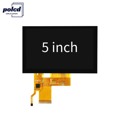 5 ইঞ্চি CTP TFT LCD টাচ স্ক্রীন মডিউল ডিসপ্লে RGB 24bit ইন্টারফেস