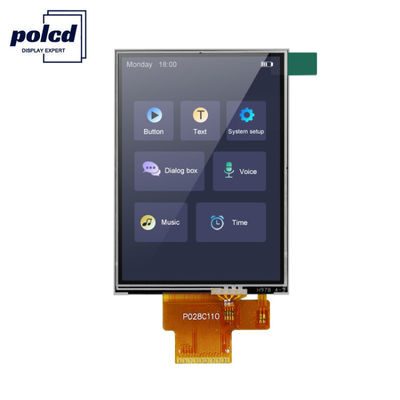 Polcd 260 Nit 240x320 Lcd 2.8 ইঞ্চি ST7789V টাচ প্যানেল Lcd 4 ওয়্যার SPI