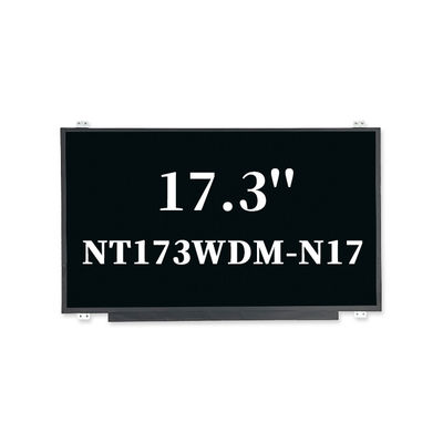 17.3 ইঞ্চি Tft Lcm মডিউল মূল NT173WDM-N17 30pin 220 Nit 1600x900 EDP LED ল্যাপটপ স্ক্রিন প্রদর্শন