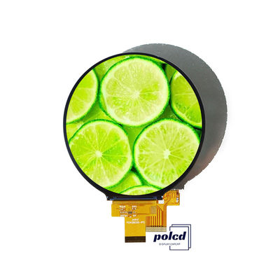 Polcd 4' 'এলসিডি মডিউল 720*720 ST7703 আইপিএস 300 উজ্জ্বলতা এমআইপিআই বৃত্তাকার 4 ইঞ্চি গোলাকার টিএফটি ডিসপ্লে প্যানেল