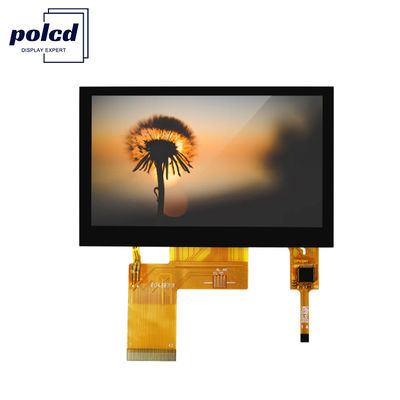 Polcd ST7262E43 4.3 ইঞ্চি Tft Lcd ডিসপ্লে 280 Nit LCD টাচ প্যানেল 800X480