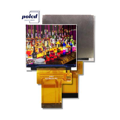Polcd ২.৩ ইঞ্চি টিএফটি এলসিডি 480*360 ST7701S আরজিবি ইন্টারফেস 40 পিন 310nit উজ্জ্বলতা এলসিএম ডিসপ্লে
