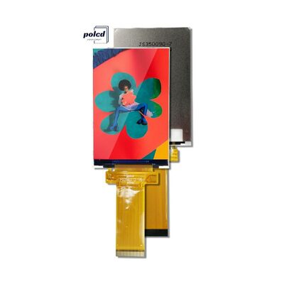 পোলসিডি এলসিএম কারখানা 3.5 ইঞ্চি 320 * 480 এমসিউ স্পি ইন্টারফেস 300 নিট টিএফটি এলসিডি মডিউল ক্যাপাসিটিভ টাচ প্যানেল প্রদর্শন