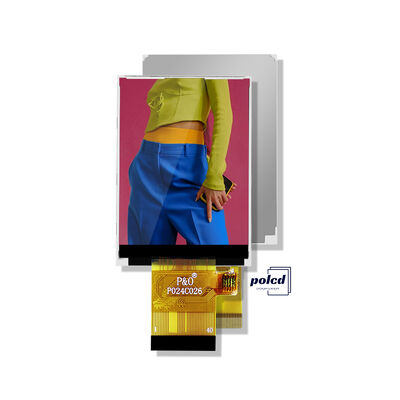 Polcd 2.4 ইঞ্চি ST7789V ড্রাইভ আইসি 8080 MCU উচ্চ উজ্জ্বলতা TFT ডিসপ্লে