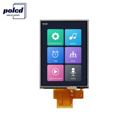 Polcd 240X320 2.8 ইঞ্চি Tft টাচ শিল্ড RoHS TFT প্রতিরোধী টাচ স্ক্রীন