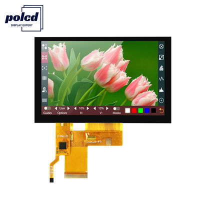 Polcd Pixel 800x480 Tft ক্যাপাসিটিভ টাচ RGB 24 বিট 4.3 Tft Lcd টাচ স্ক্রীন