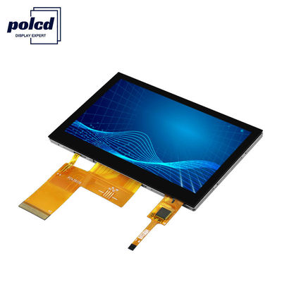 Polcd 40 পিন 4.3 ইঞ্চি Lcd স্ক্রীন ST7262E43 TFT ক্যাপাসিটিভ টাচ স্ক্রীন