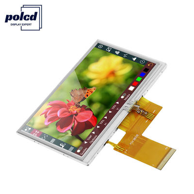 Polcd ST7262E43 4.3 ইঞ্চি Tft Lcd মডিউল 280 40Pin Lcd ডিসপ্লে ইনডোর