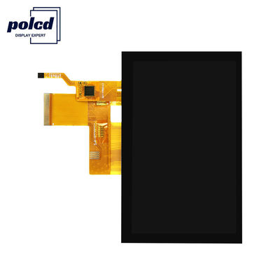 Polcd রেজোলিউশন 800X480 5 ইঞ্চি Tft ডিসপ্লে RGB 24 বিট Ips টাচ প্যানেল