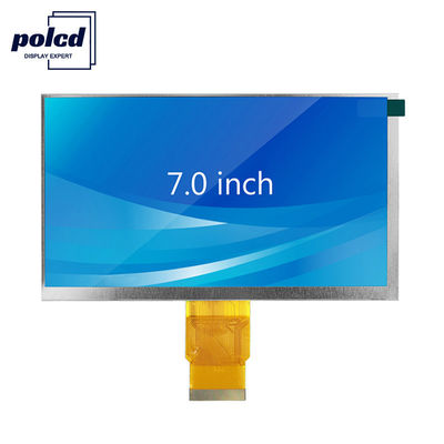 Polcd 300 Nit RoHS 7 ইঞ্চি Tft ডিসপ্লে 153.84mm ডিসপ্লে Lcd Tft 6 বাজে
